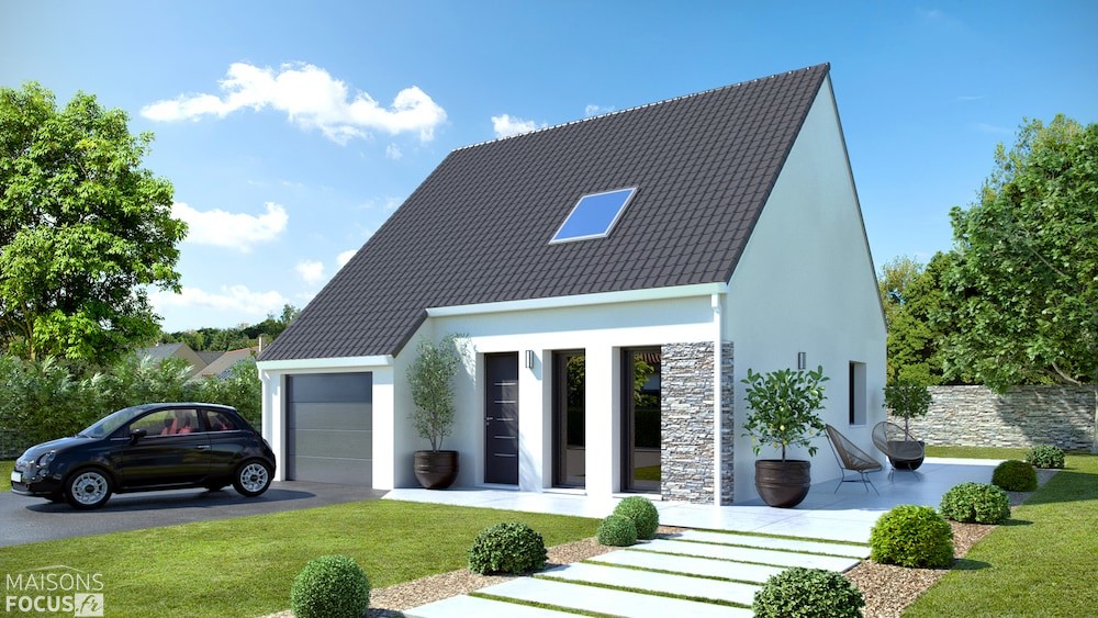 Focus 85 Plan  maison  low cost  tage